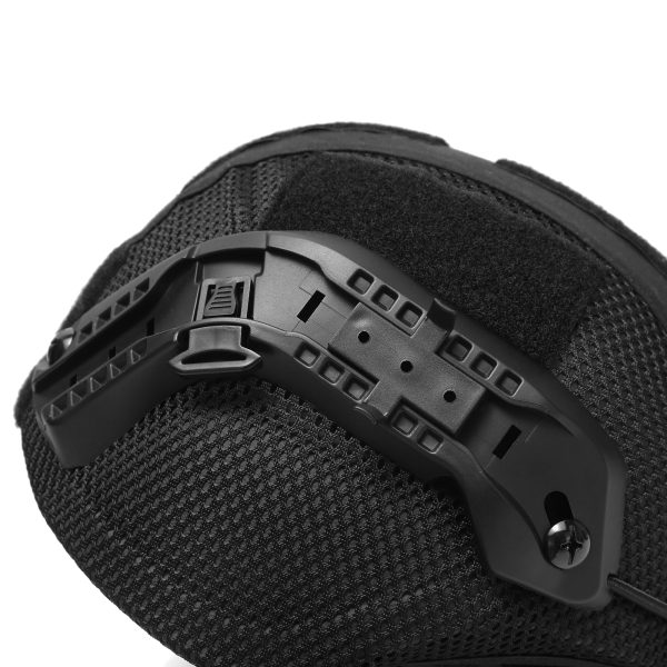 Aramid / PE materials MICH style Indonesian type black Bulletproof Helmet BH009 - Image 5