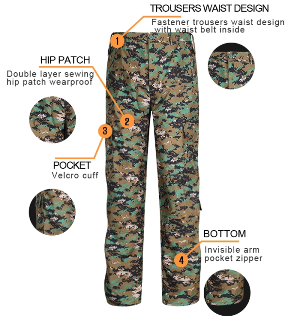 US Woodland Digital Camouflage ACU Army Dress Uniform - Image 5