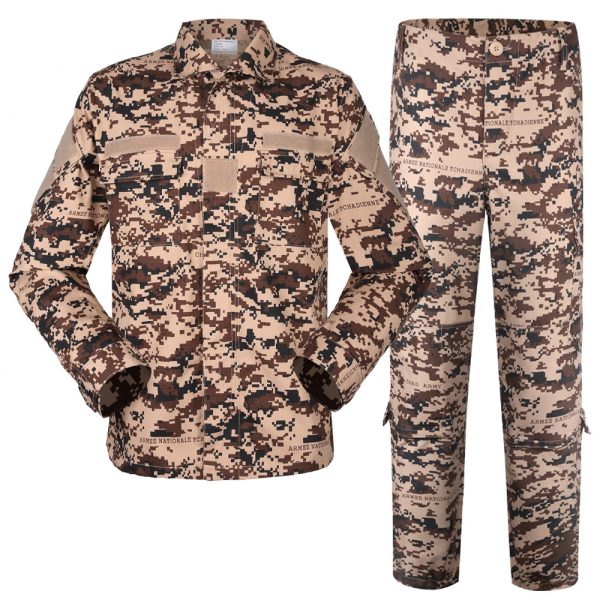 Chadian Brown Desert Digital Camouflage ACU Combat Battle Soldier Military Army Uniform - CHINA XINXING