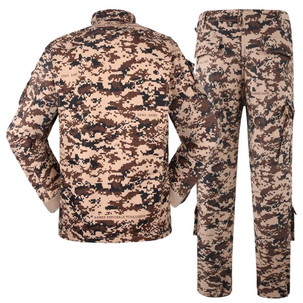 Chadian Desert Digital Camouflage ACU Military Army Uniform - Image 3